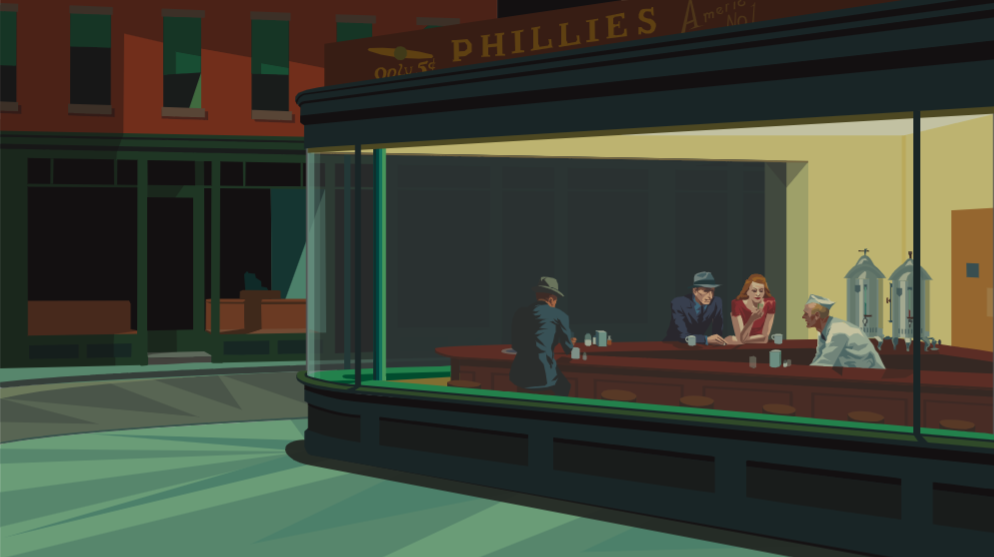 “Nighthawks” by Judy Luo