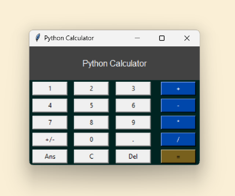 Featured image of post Python Calculator